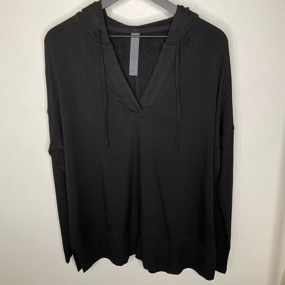 Lou & Grey Ribtrim Signaturesoft Hoodie Top - Picture 2 of 8